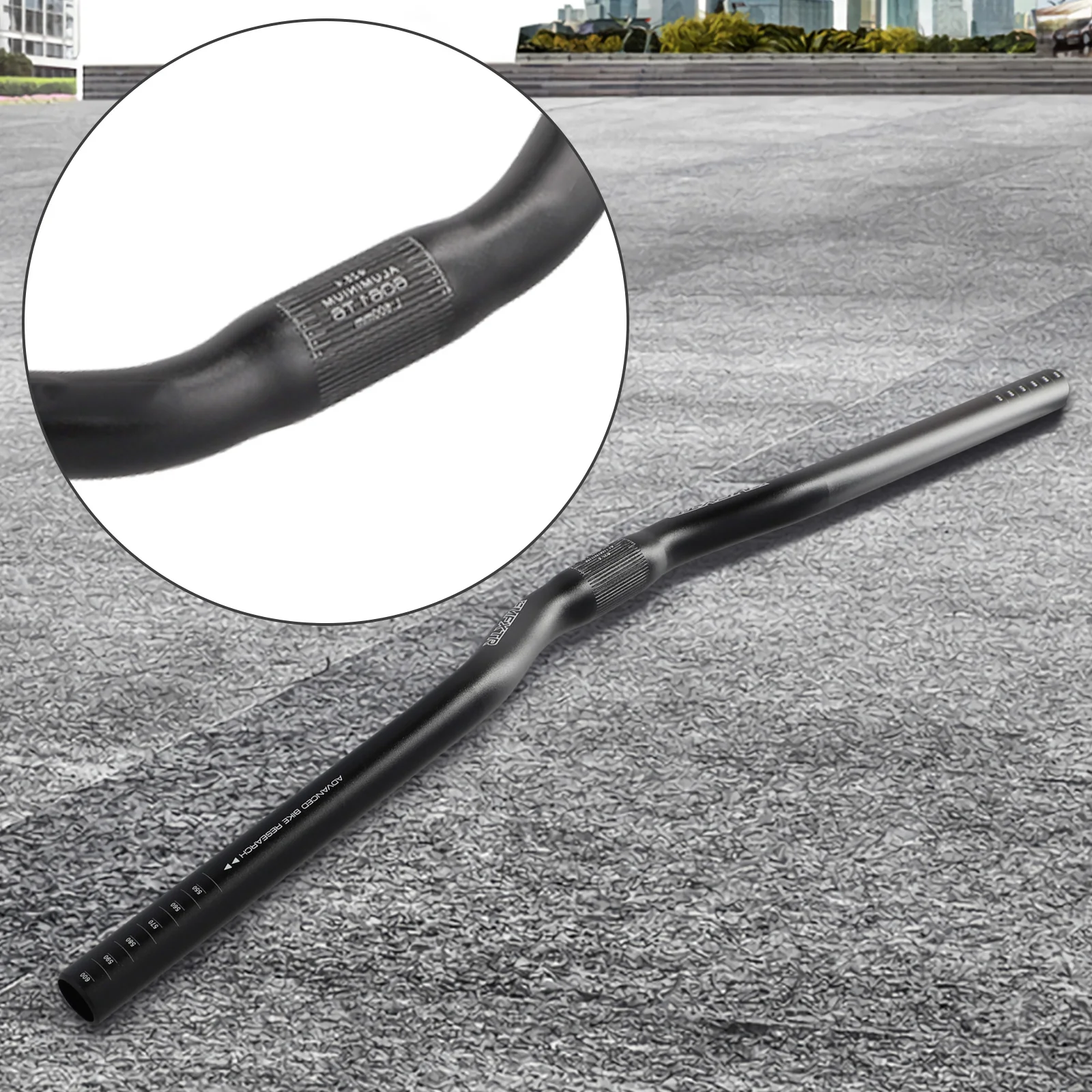 6061 Aluminum Alloy 600mm Riser Handlebar with 25 4mm Diameter Tube for Mountain Bike Replacement and Bicycle Riding
6061 Aluminum Alloy 600mm Riser Handlebar with 25 4mm Diameter Tube for Mountain Bike Replacement and Bicycle Riding