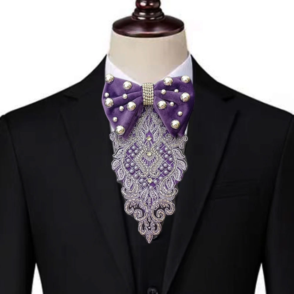 Original Design Groom's Wedding Shirt Bow Ties Handmade Jewelry Men's Pearl Tie High-end Business Banquet Suit Collar Flowers
Original Design Groom's Wedding Shirt Bow Ties Handmade Jewelry Men's Pearl Tie High-end Business Banquet Suit Collar Flowers