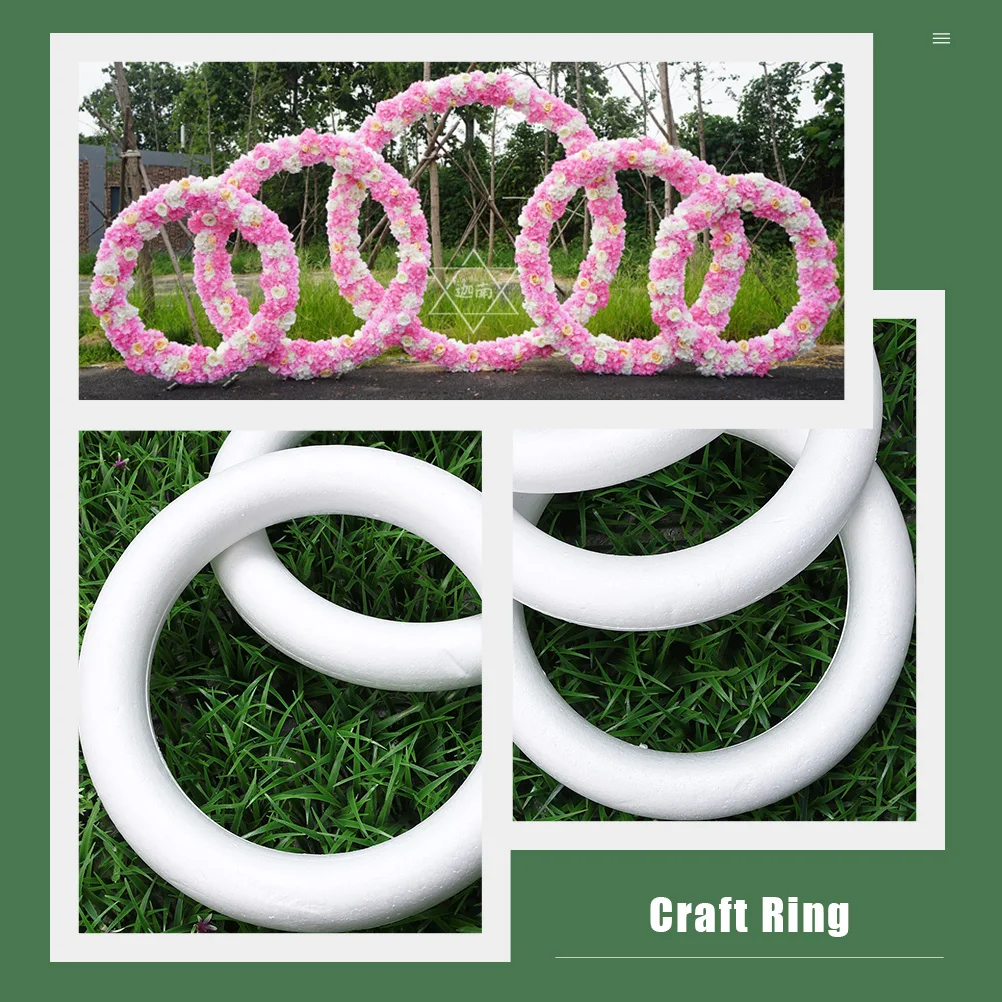 4 Pcs Foam Garland Decoration Xmas DIY Ring Art Painting Supplies Circular Wreath Craft Decorate Child
4 Pcs Foam Garland Decoration Xmas DIY Ring Art Painting Supplies Circular Wreath Craft Decorate Child