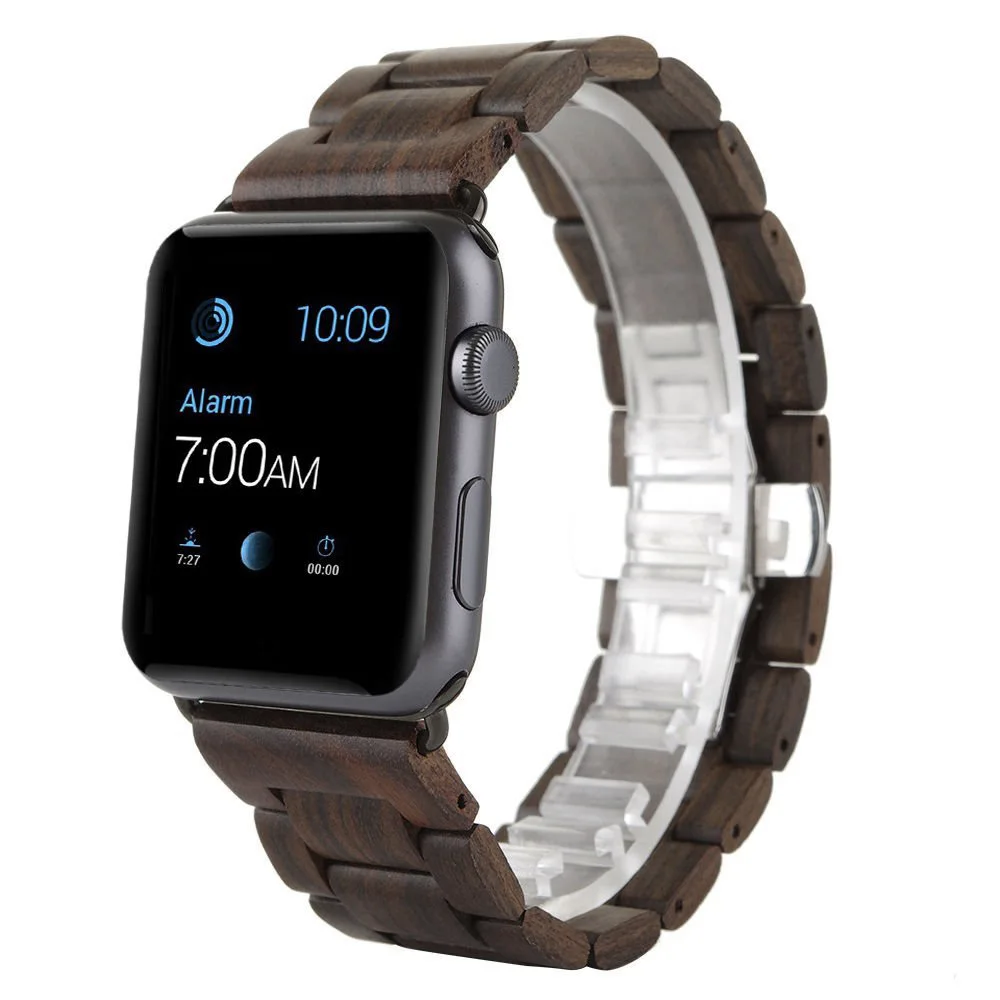 Pulseira for apple watch 3 4 band 44 mm 40mm Wooden Watch Bands correa for Apple iWatch Strap 38mm 42mm Bracelet Series5 4 3 2 1
Pulseira for apple watch 3 4 band 44 mm 40mm Wooden Watch Bands correa for Apple iWatch Strap 38mm 42mm Bracelet Series5 4 3 2 1