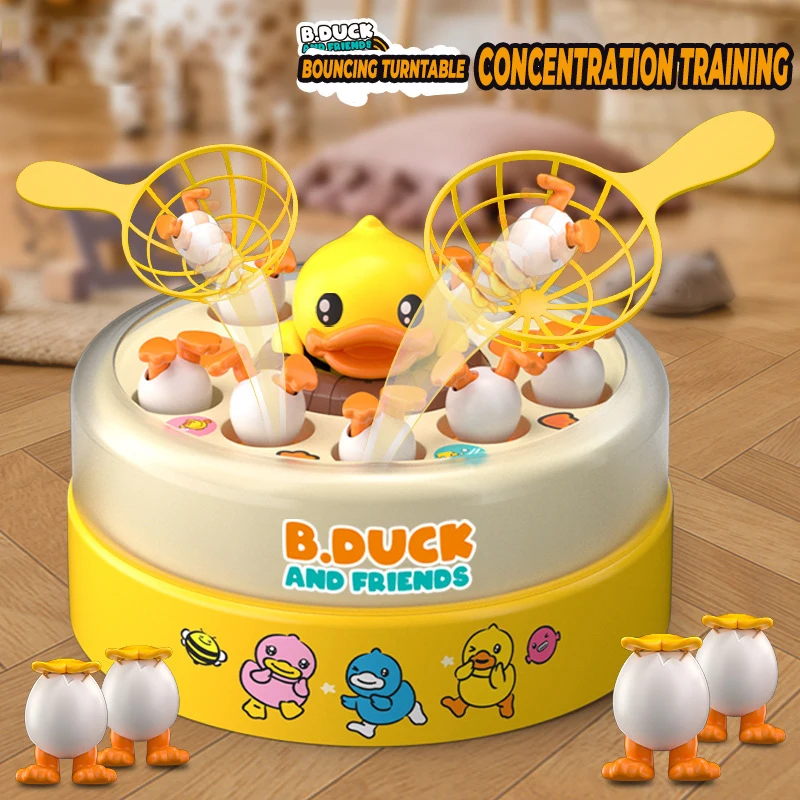 Children Montessori Toy Electric Rotate Bouncing Cartoon Duck Frog with Music Multi-player Game Educational Interactive Toy Gift
Children Montessori Toy Electric Rotate Bouncing Cartoon Duck Frog with Music Multi-player Game Educational Interactive Toy Gift