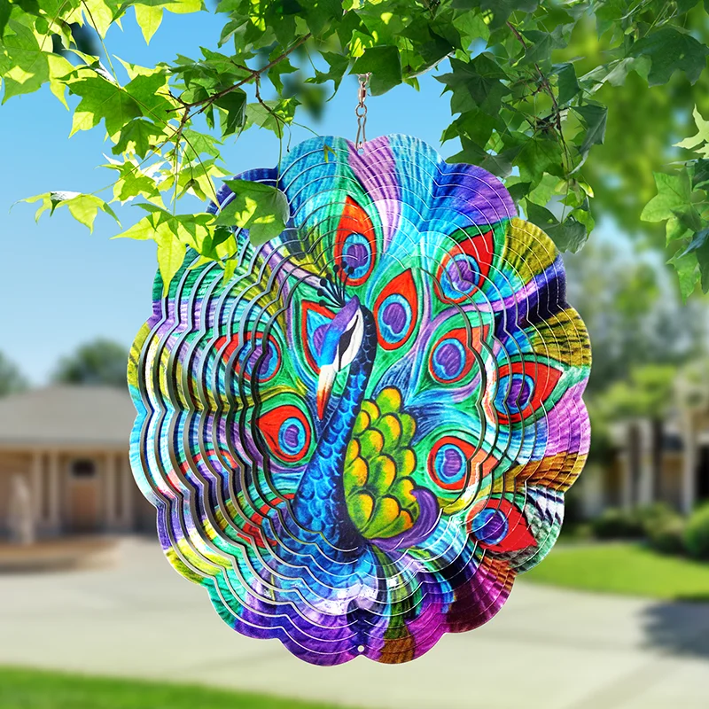 PSATHENATI home Wind Spinner Stainless Steel 3D Hanging Garden Decoration for Indoor Outdoor Metal Peacock 12in
PSATHENATI home Wind Spinner Stainless Steel 3D Hanging Garden Decoration for Indoor Outdoor Metal Peacock 12in
