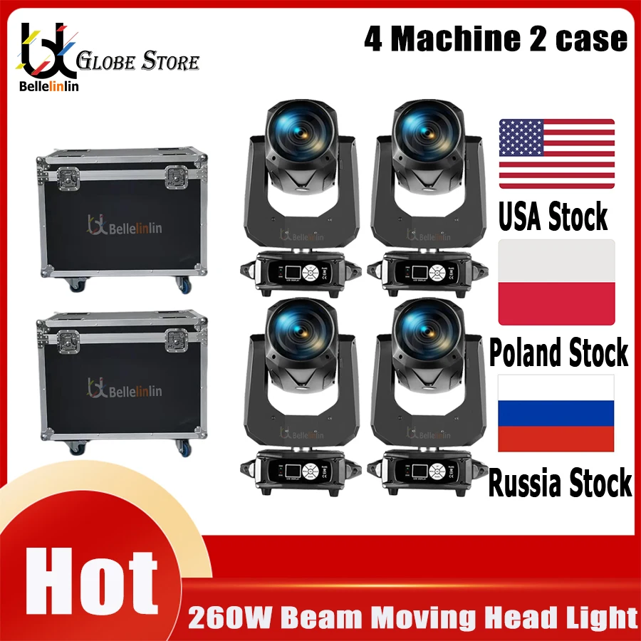 0 Tax 4Pcs Beam 10r 260W 2 Flightcase Moving Head Beam Sharpy Beam Light Lyre Beam 10r 260 DMX Rainbow Effect Dj Stage Light
0 Tax 4Pcs Beam 10r 260W 2 Flightcase Moving Head Beam Sharpy Beam Light Lyre Beam 10r 260 DMX Rainbow Effect Dj Stage Light