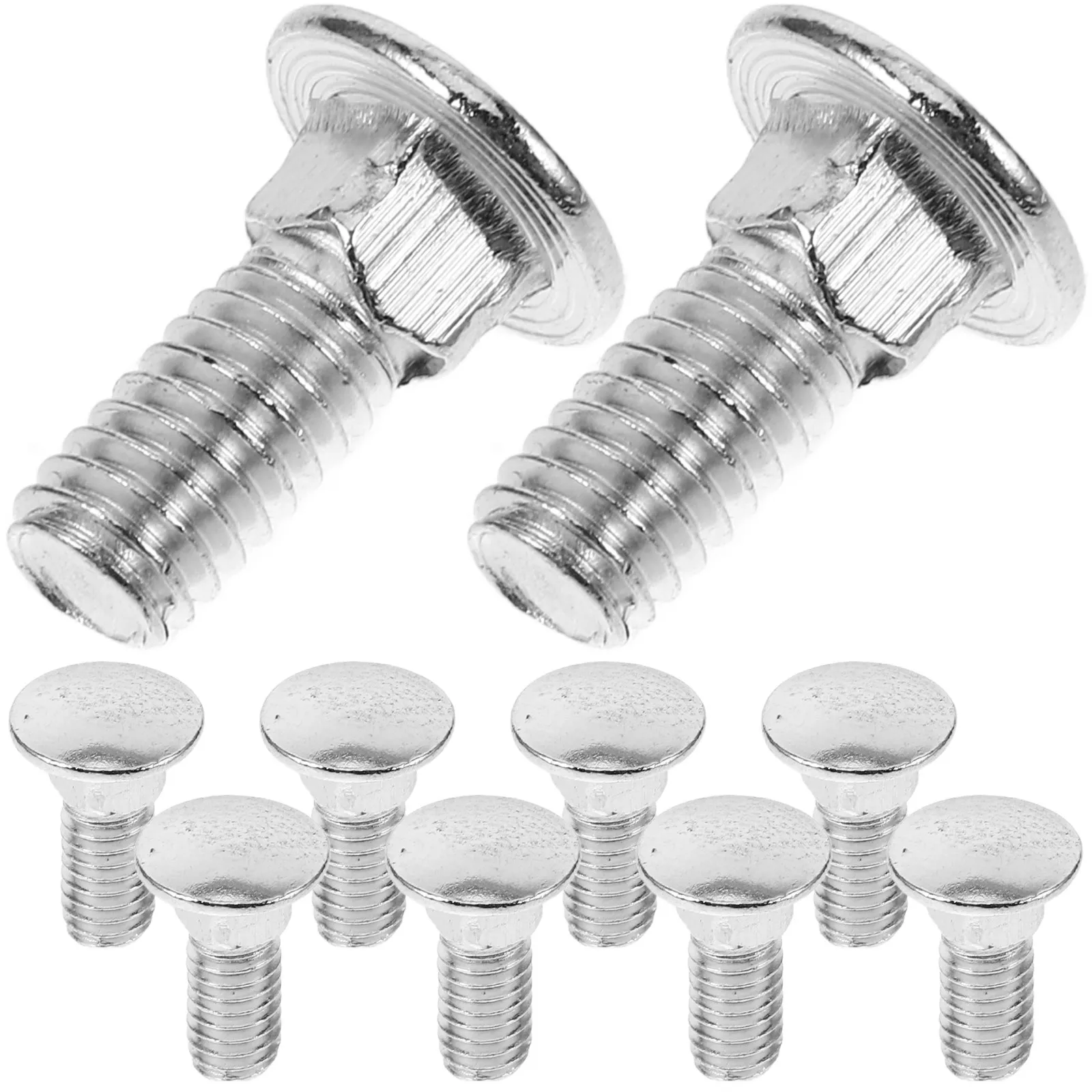 100Pcs Zinc Plated Carriage Bolts Round Neck Fully Threaded Carbon Steel Bolts for Shelving Carriages Wheel Studs
100Pcs Zinc Plated Carriage Bolts Round Neck Fully Threaded Carbon Steel Bolts for Shelving Carriages Wheel Studs