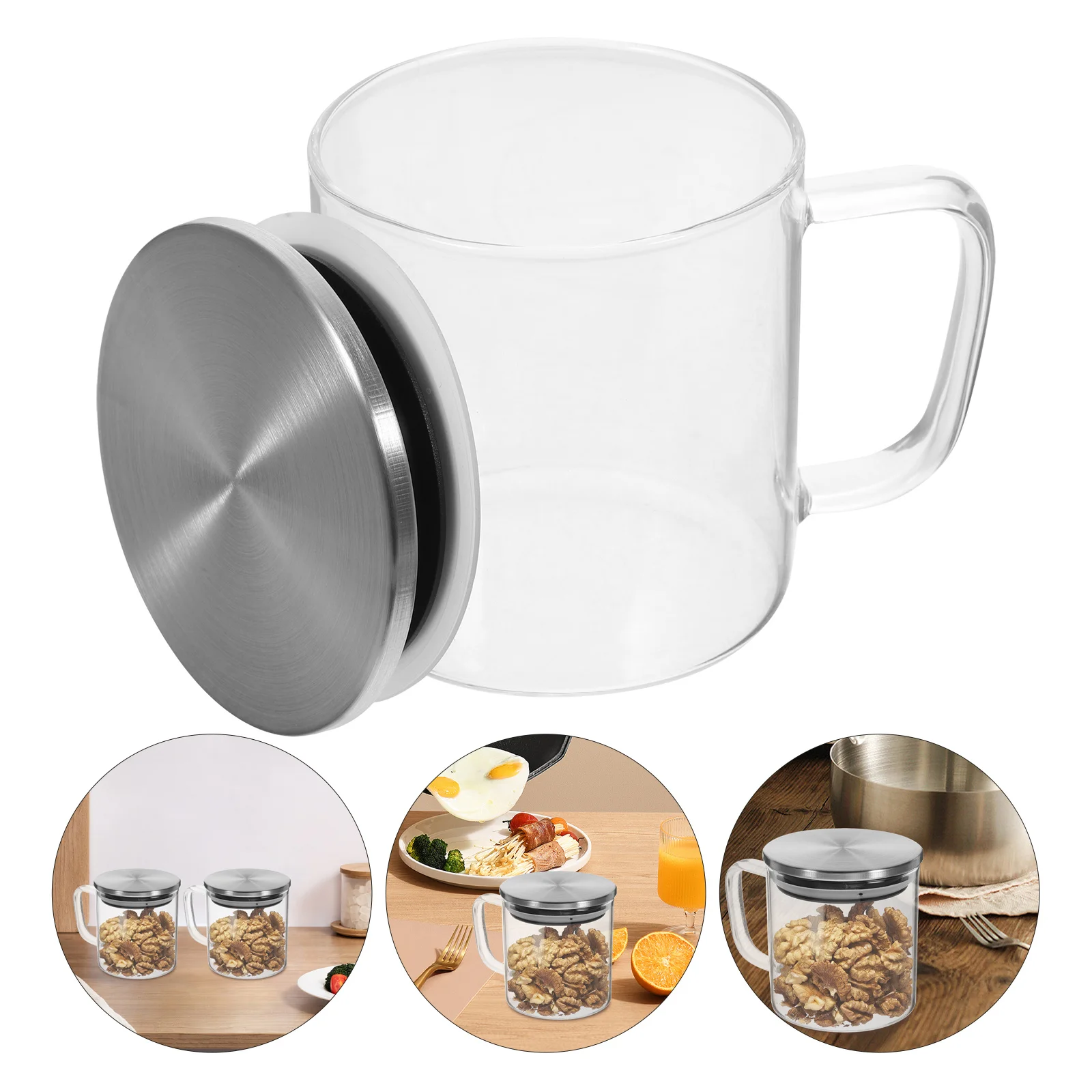 Glass Airtight Storage Jar Clear Tea Coffee Candy Container Sealed Snack Holder Household Food Storage
Glass Airtight Storage Jar Clear Tea Coffee Candy Container Sealed Snack Holder Household Food Storage