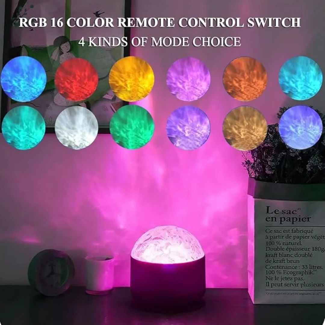 Calming Sensory Lights, Sensory Toys for Kids with Autism, Ocean Light Projector with 15 Color Patterns, Light Projects Water Ripple Effects onto Walls and Ceilings, Autism Toy,for Children and Adults
Calming Sensory Lights, Sensory Toys for Kids with Autism, Ocean Light Projector with 15 Color Patterns, Light Projects Water Ripple Effects onto Walls and Ceilings, Autism Toy,for Children and Adults