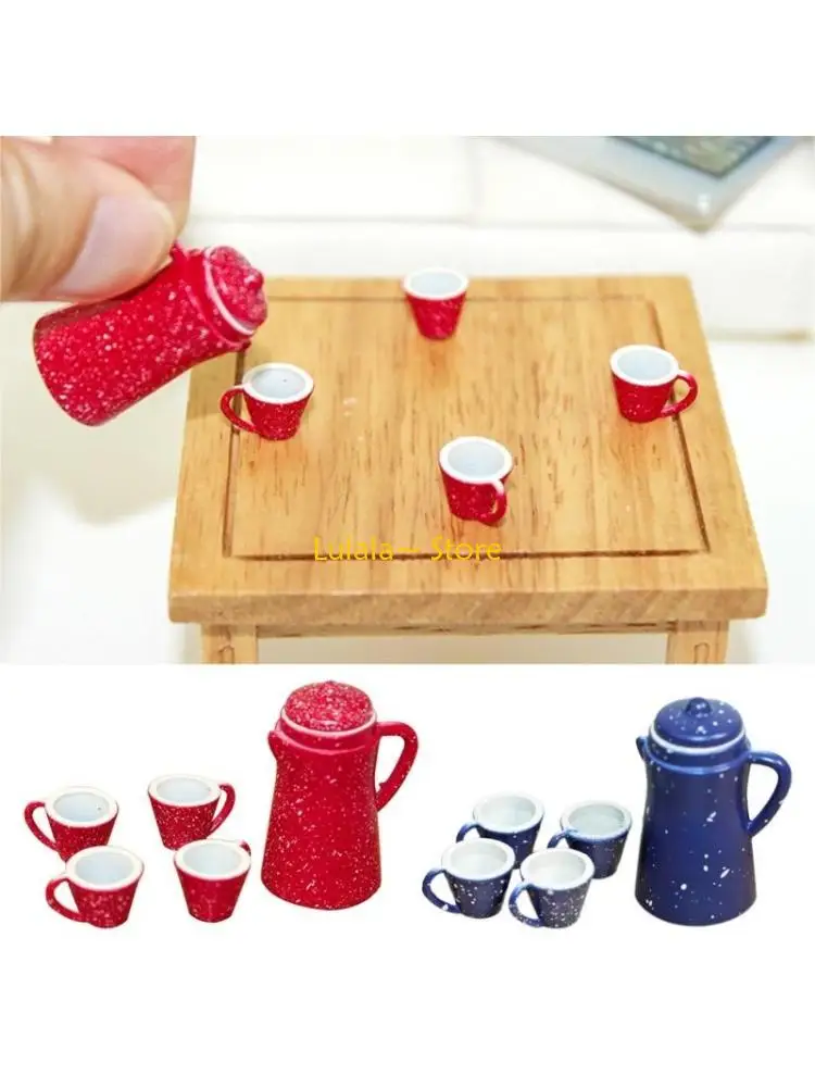 Y4QA Scaled Model Kettle Cup Set with 4 Mini Cups Toy Birthday Party Supply
Y4QA Scaled Model Kettle Cup Set with 4 Mini Cups Toy Birthday Party Supply