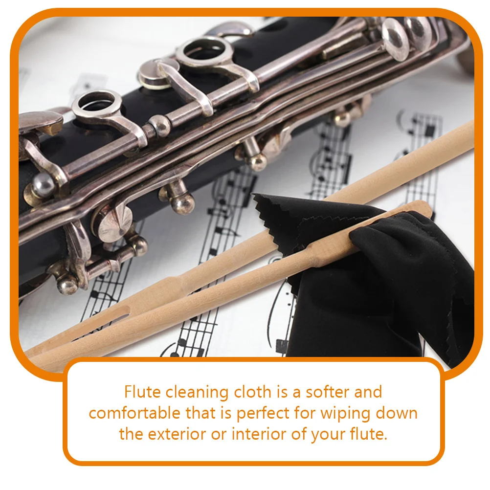 Flute Cleaning Rod Cleaner Cloth for Maple Brushes Musical Instruments Cloths Fabric
Flute Cleaning Rod Cleaner Cloth for Maple Brushes Musical Instruments Cloths Fabric