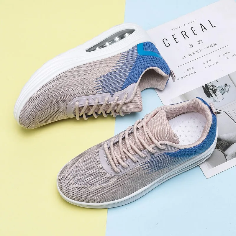 New Trendy Air Cushion Running Shoes for Women Colorful Girl Athletic Fitness Training Sneakers Breathable Sport Walking Shoes
New Trendy Air Cushion Running Shoes for Women Colorful Girl Athletic Fitness Training Sneakers Breathable Sport Walking Shoes