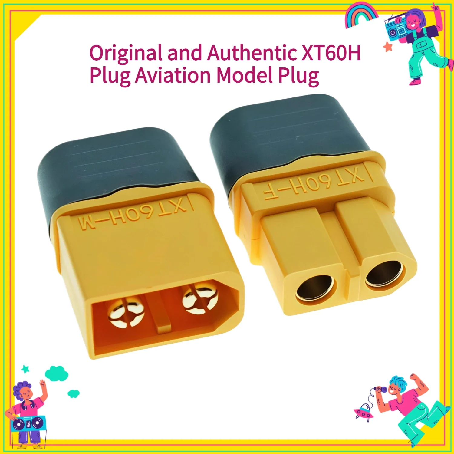 5PCS XT60H connector plug with Sheath Housing Female / male XT60 plug for RC Lipo Battery cars drones Airplane
5PCS XT60H connector plug with Sheath Housing Female / male XT60 plug for RC Lipo Battery cars drones Airplane