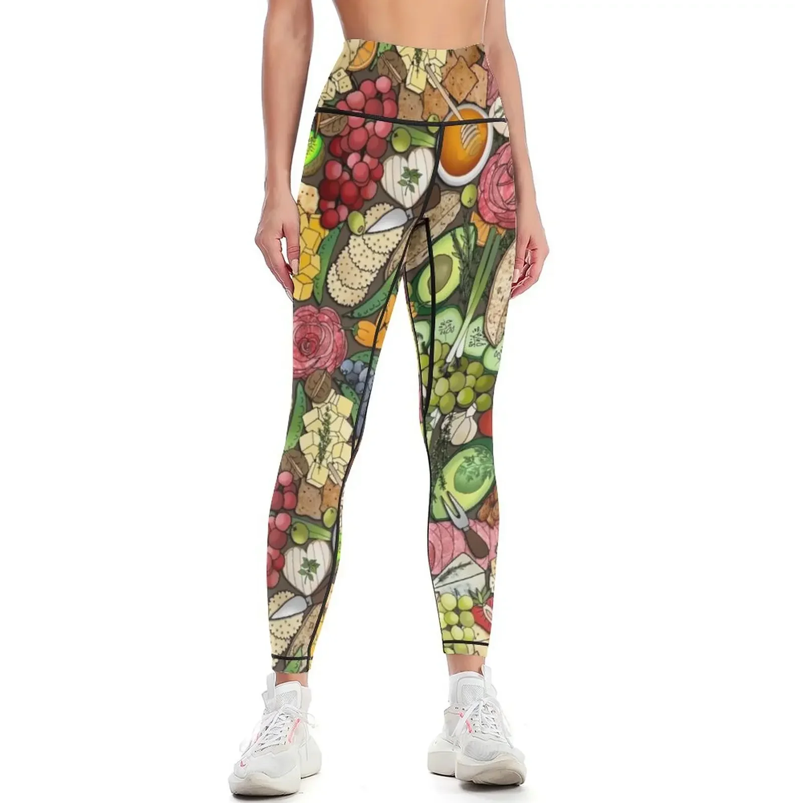 Charcuterie Leggings high waist Women's tights gym womans Legging sport Womens Leggings 
Charcuterie Leggings high waist Women's tights gym womans Legging sport Womens Leggings