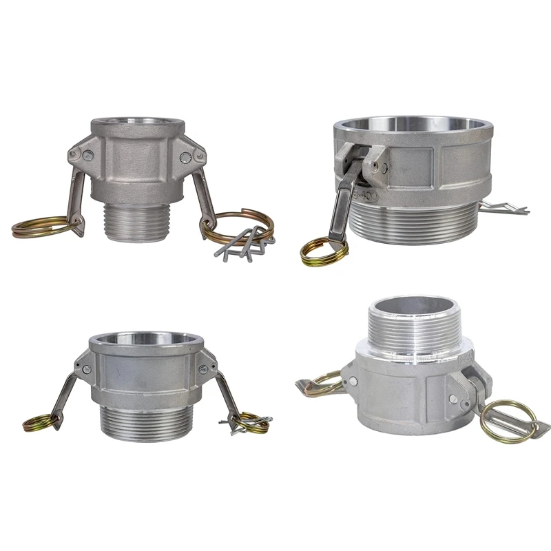 Aluminum Camlock Fittings Cam Lock Fittings Type B Cam Groove Hose Fitting Male Adapter Female NPT Thread
Aluminum Camlock Fittings Cam Lock Fittings Type B Cam Groove Hose Fitting Male Adapter Female NPT Thread