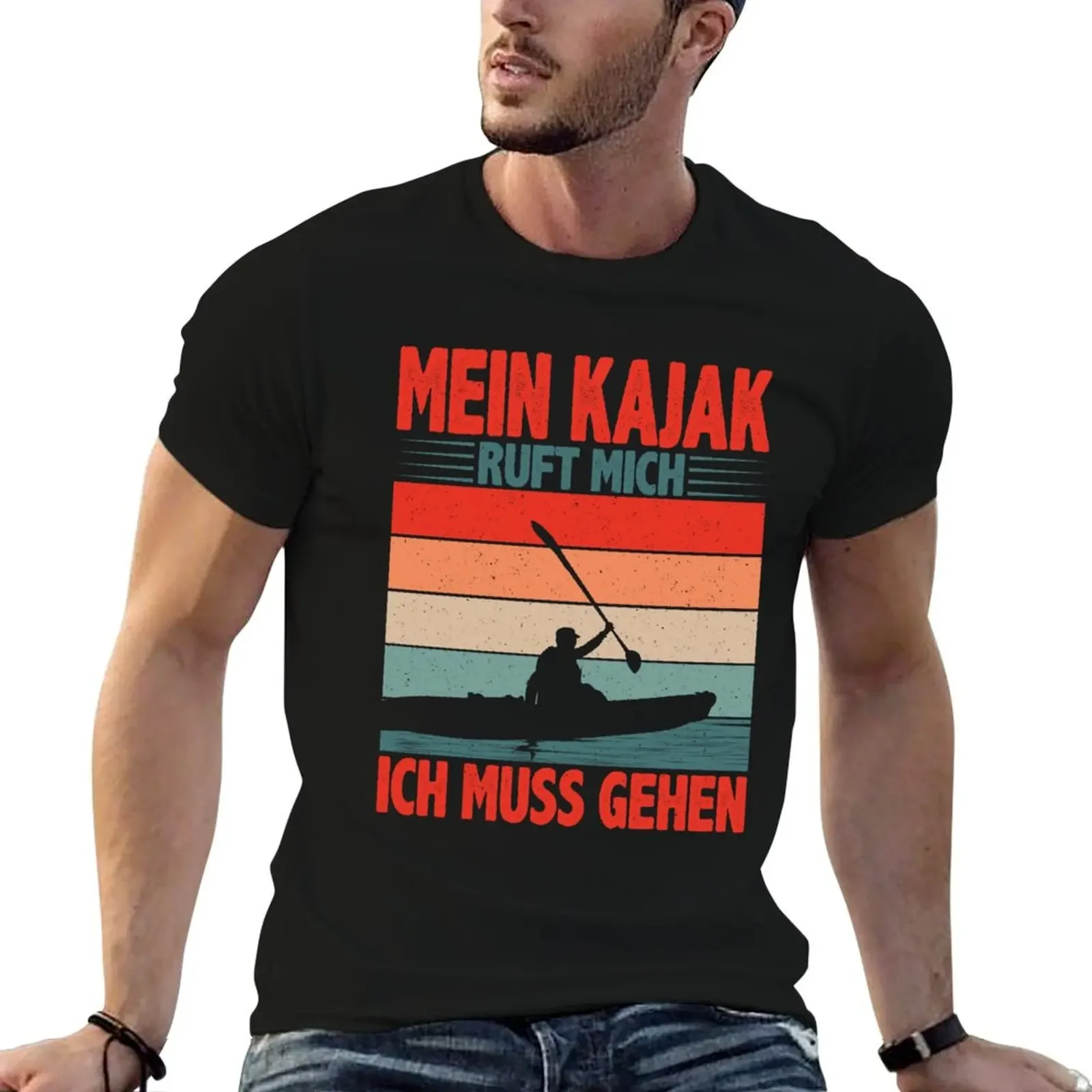 Kanu Kajak Mein Kajak ruft mich ich muss gehen T-Shirt cute clothes korean fashion Men's cotton t-shirt
Kanu Kajak Mein Kajak ruft mich ich muss gehen T-Shirt cute clothes korean fashion Men's cotton t-shirt