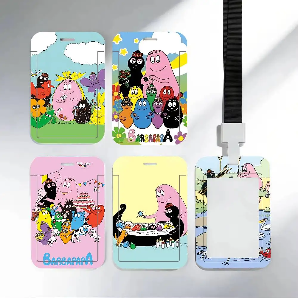 Cute B-Barbapapa ID Card Holder PVC Badge Holder With Lanyard Slot Student Bus Card Cover Office Work Card Case
Cute B-Barbapapa ID Card Holder PVC Badge Holder With Lanyard Slot Student Bus Card Cover Office Work Card Case