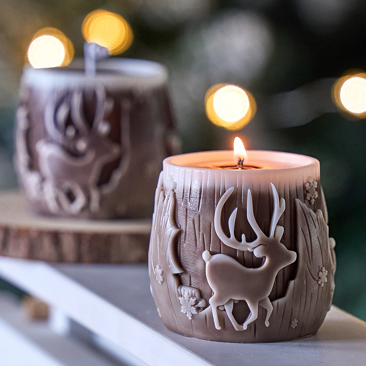 Рождественская цилиндрическая силиконовая форма для свечей, сделай сам, ручная работа, тисненая рождественская свеча с ароматом лося, гипсовая форма, товары для домашнего декора
Рождественская цилиндрическая силиконовая форма для свечей, сделай сам, ручная работа, тисненая рождественская свеча с ароматом лося, гипсовая форма, товары для домашнего декора