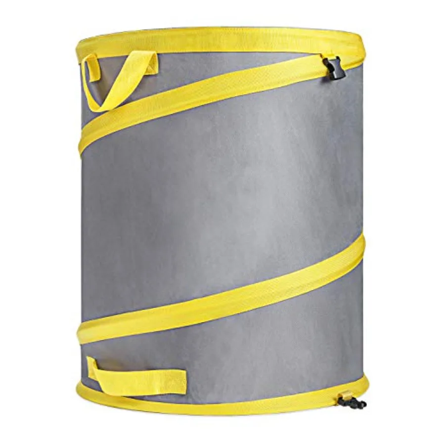 Collapsible Pop Up Trash Can, 30 Gallon Reusable Yard Waste Bag with Handle, Foldable Portable Garden Leaf Bag for Outdoor Lawn
Collapsible Pop Up Trash Can, 30 Gallon Reusable Yard Waste Bag with Handle, Foldable Portable Garden Leaf Bag for Outdoor Lawn