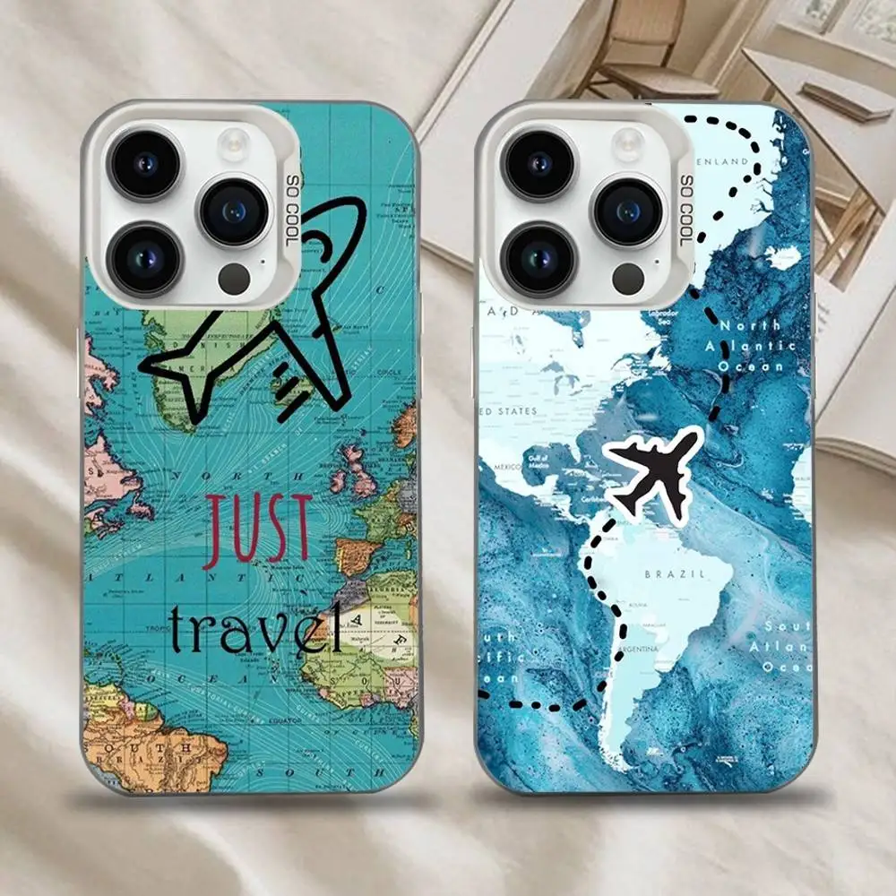 World Map Travel Plans Phone Case For iPhone 16,15,14,13,12,11,Mini,Pro,SE,MAX White Matte Shockproof Cover 
World Map Travel Plans Phone Case For iPhone 16,15,14,13,12,11,Mini,Pro,SE,MAX White Matte Shockproof Cover