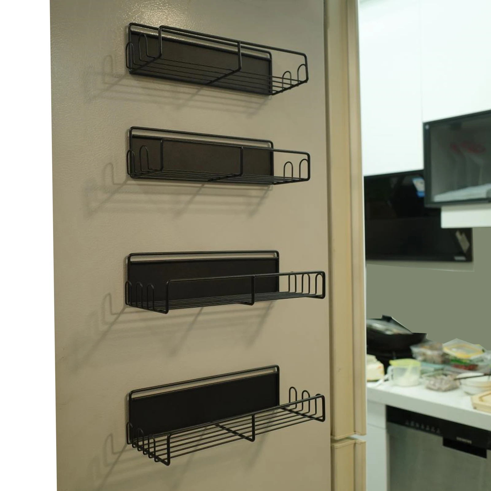Magnet Fridge Shelf Spice Holder Magnetic Paper Towel Holder Kitchen Organizer Shelf Spice Storage Rack Kitchen Accessories
Magnet Fridge Shelf Spice Holder Magnetic Paper Towel Holder Kitchen Organizer Shelf Spice Storage Rack Kitchen Accessories