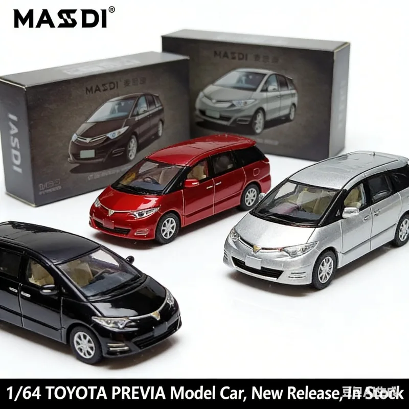 MASDI 1:64 Toyota PREVIA - A rugged MPV for business use, made of die-cast alloy, a great gift for boys.
MASDI 1:64 Toyota PREVIA - A rugged MPV for business use, made of die-cast alloy, a great gift for boys.