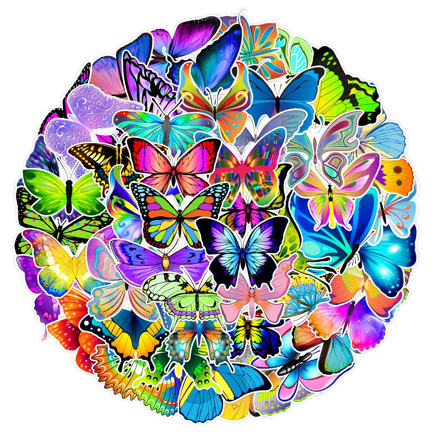 50PCS Fantasy Colorful Butterfly Graffiti Stickers Luggage Skateboard Computer Laptop Waterproof Hand Account Wholesale
50PCS Fantasy Colorful Butterfly Graffiti Stickers Luggage Skateboard Computer Laptop Waterproof Hand Account Wholesale