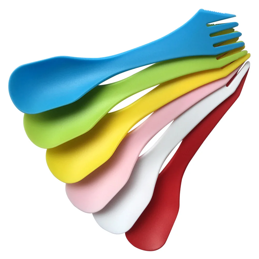 10Pcs Plastic Camping Flatware 3 in 1 Spoon Fork Knife Portable Cutlery Travel Picnic Outdoor Tableware Spoon Fork Travel
10Pcs Plastic Camping Flatware 3 in 1 Spoon Fork Knife Portable Cutlery Travel Picnic Outdoor Tableware Spoon Fork Travel