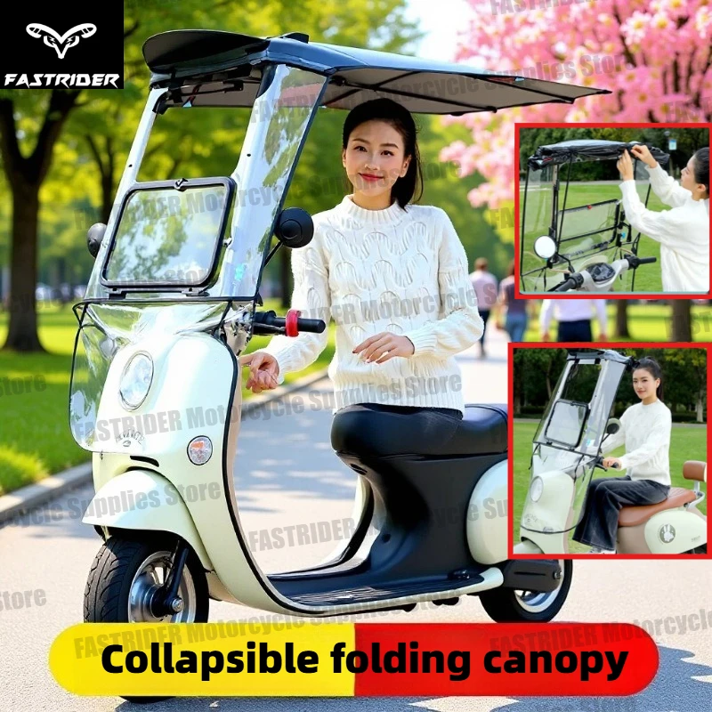 New Waterproof Motorcycle Cover Electric Bike Canopy Sun Protection Foldable Windshield
New Waterproof Motorcycle Cover Electric Bike Canopy Sun Protection Foldable Windshield