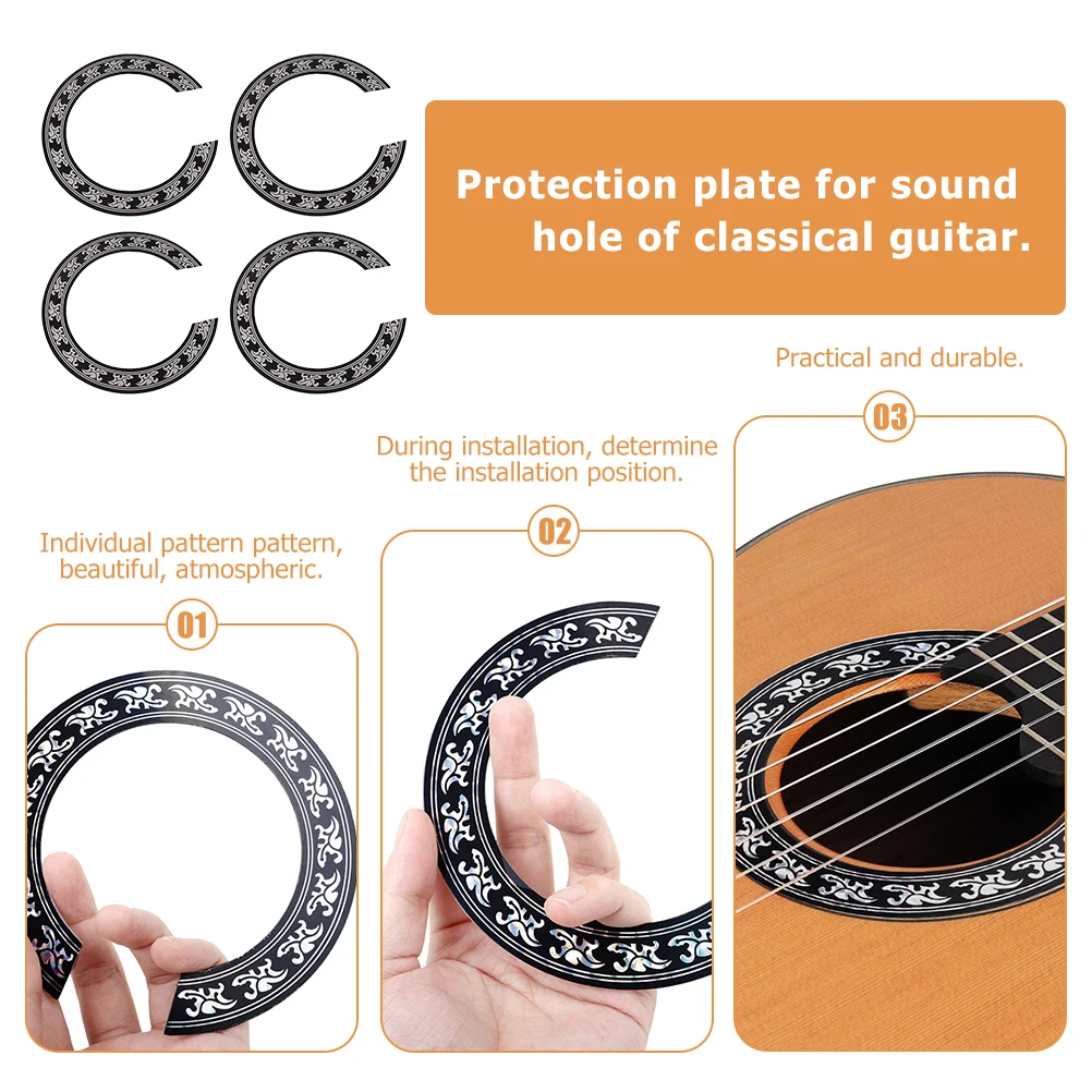 Guitar Sound Hole Rosette Elegant Inlay Decoration Stickers for Classical Folk Guitar Accessories
Guitar Sound Hole Rosette Elegant Inlay Decoration Stickers for Classical Folk Guitar Accessories