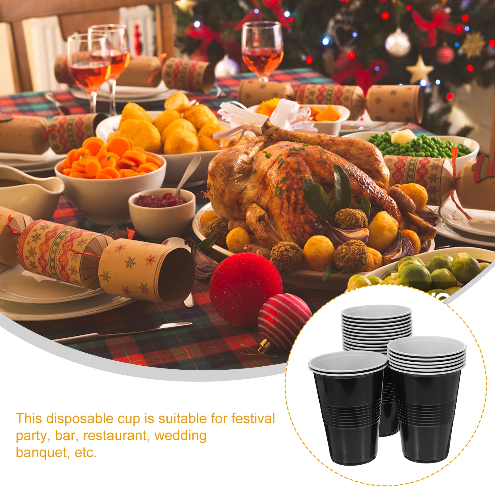 20pcs Party Cups Plastic 16OZ Disposable Plastic Cups Drink Water Wedding Reception Clear Design Stable Bottom
20pcs Party Cups Plastic 16OZ Disposable Plastic Cups Drink Water Wedding Reception Clear Design Stable Bottom