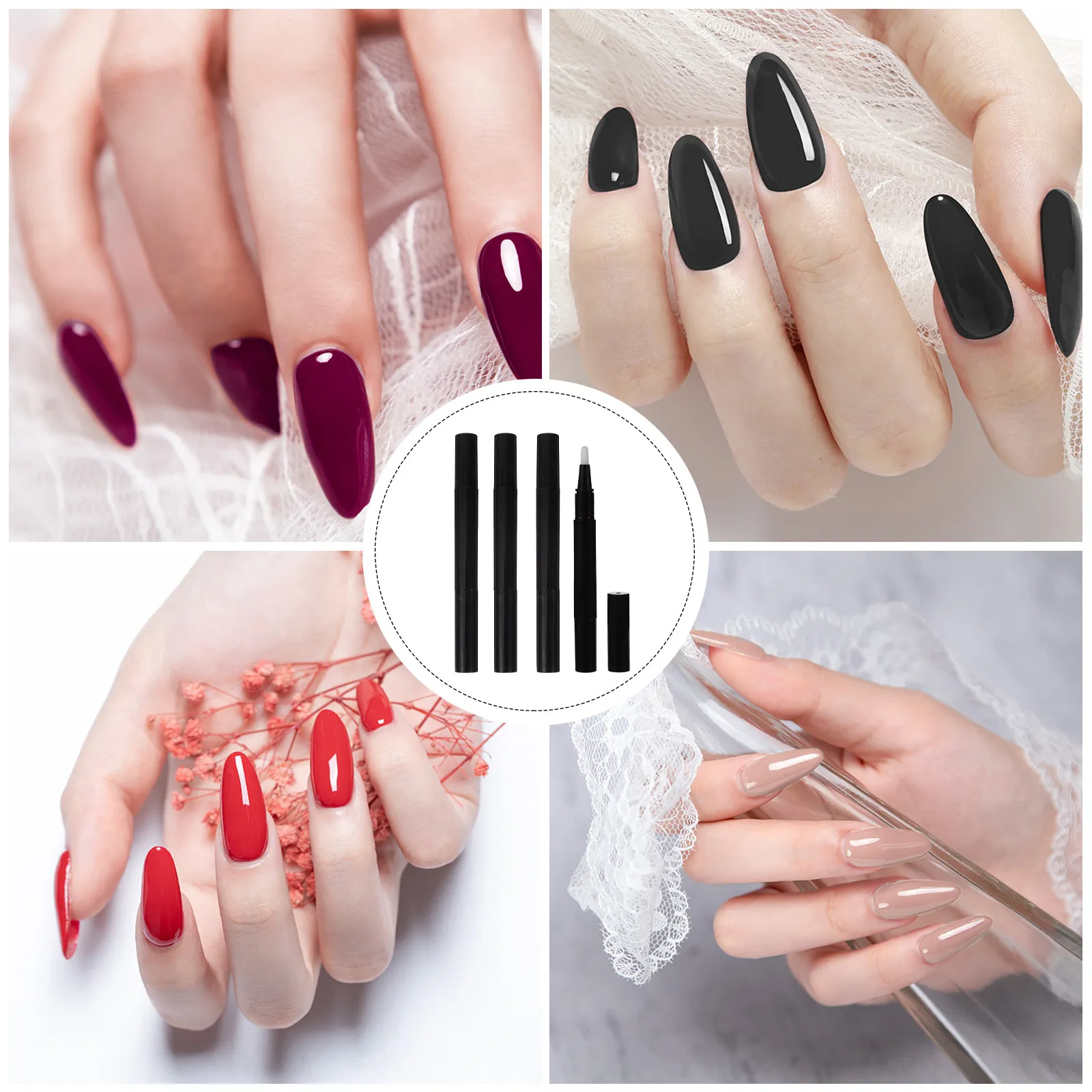 Набор из 4 пустых пластиковых тюбиков-аппликаторов для ресниц и ногтей: для масла, жидкости для роста ресниц, лака для ногтей, с кисточкой
Набор из 4 пустых пластиковых тюбиков-аппликаторов для ресниц и ногтей: для масла, жидкости для роста ресниц, лака для ногтей, с кисточкой