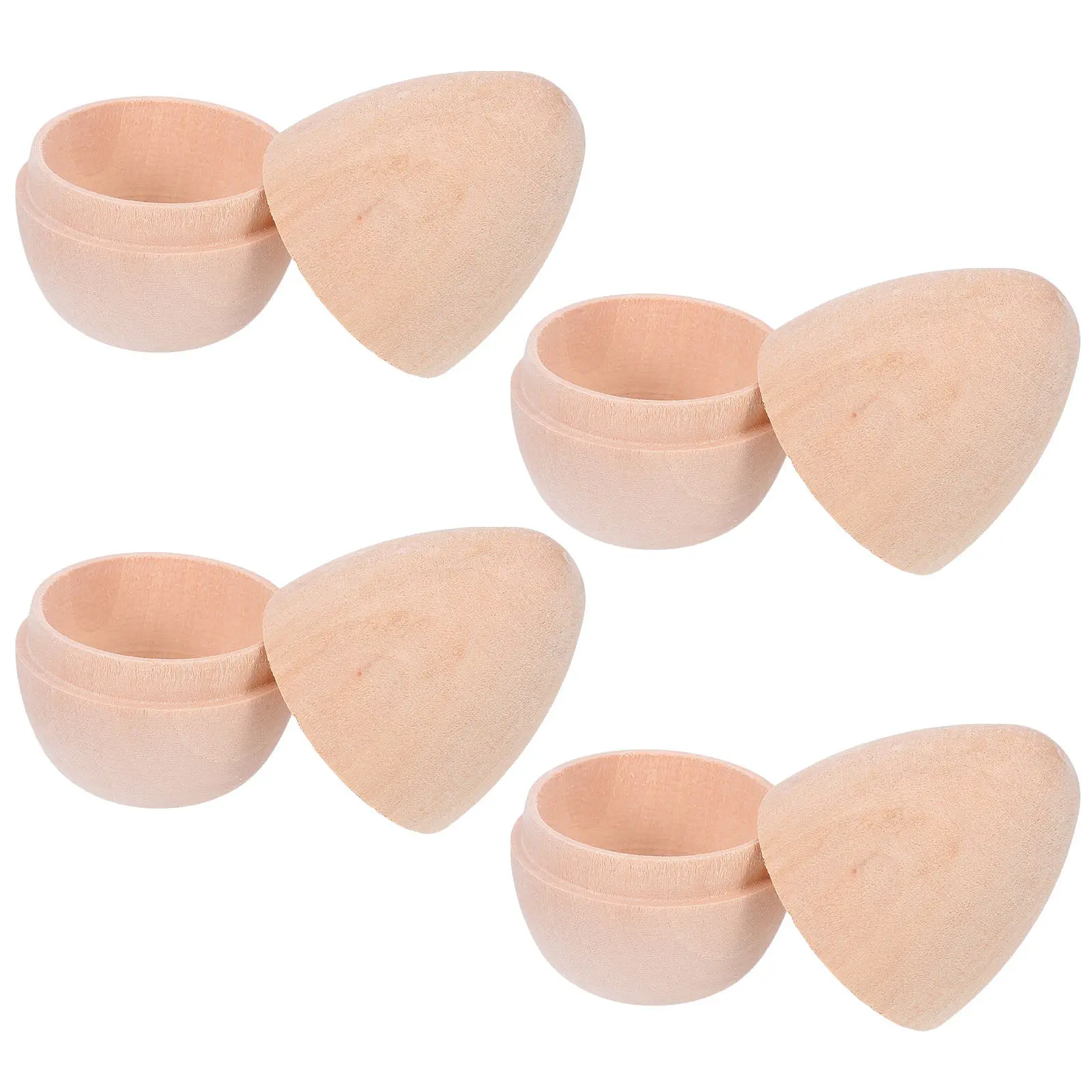 4Pcs Wood Easter Egg Hollow Stand Unpainted Fillable DIY Blank Craft Supplies Easter Party Egg Hunt Basket Filler
4Pcs Wood Easter Egg Hollow Stand Unpainted Fillable DIY Blank Craft Supplies Easter Party Egg Hunt Basket Filler