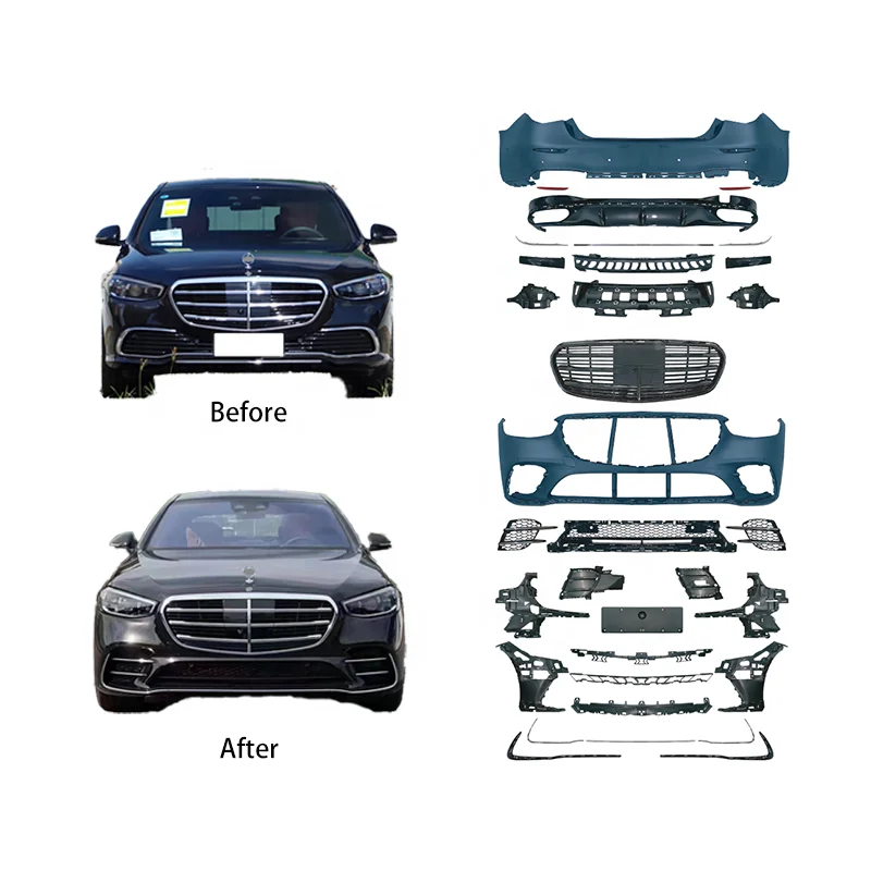 BR Auto Car Parts Front Rear Bumpers for Mercedes Benz S Class W223 Body Kits to S450 Universal Body Kit
BR Auto Car Parts Front Rear Bumpers for Mercedes Benz S Class W223 Body Kits to S450 Universal Body Kit