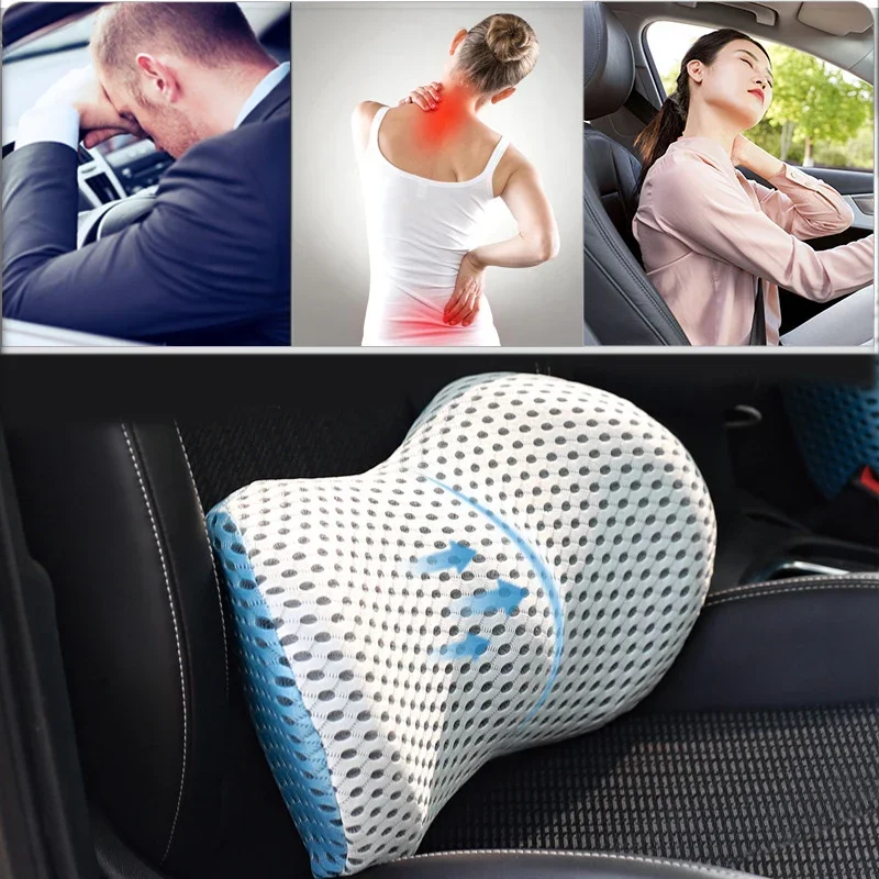 Mesh Car Pillow Lumbar Support Pillow Car Seat Waist Cushion Protect Spine Vertebral Low Back Cushion Bed Sleeping Pillow
Mesh Car Pillow Lumbar Support Pillow Car Seat Waist Cushion Protect Spine Vertebral Low Back Cushion Bed Sleeping Pillow