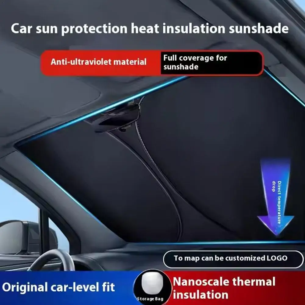 Car Sunshade UV Reflection Windshield Umbrella Front Sun Shade Parasol Foldable Summer Protection Car Seat Heat Insulation
Car Sunshade UV Reflection Windshield Umbrella Front Sun Shade Parasol Foldable Summer Protection Car Seat Heat Insulation