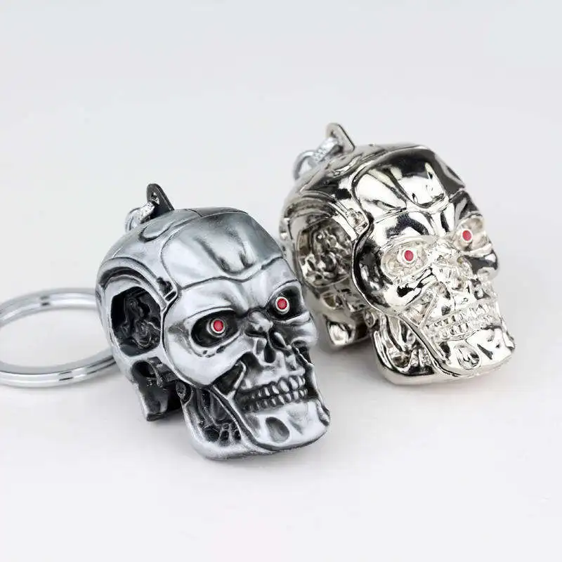 Vintage Charm Terminator Skull Head Keychain Men Women Fashion Pendant Keyring Jewelry Car Key Accessories Gifts New
Vintage Charm Terminator Skull Head Keychain Men Women Fashion Pendant Keyring Jewelry Car Key Accessories Gifts New