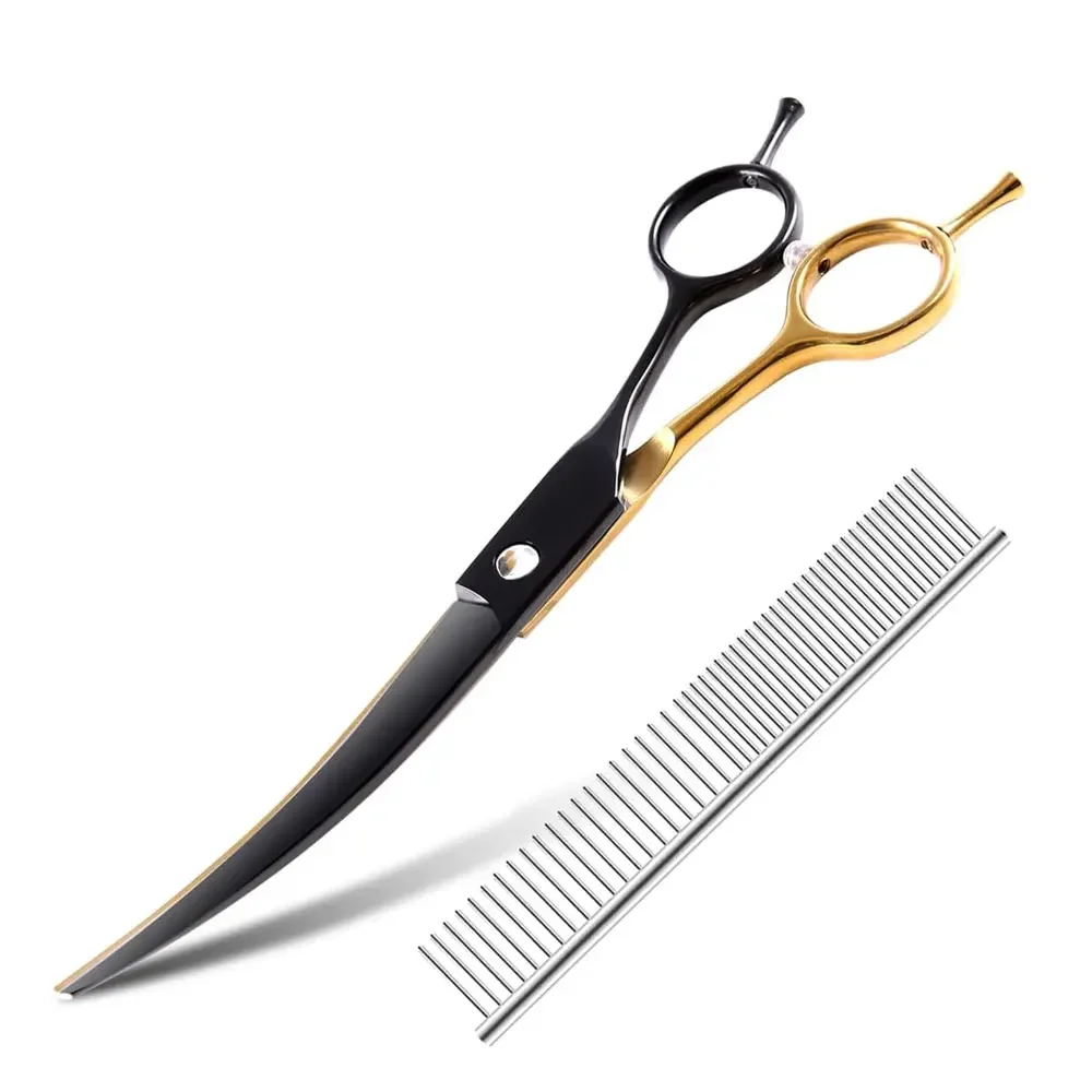 Titanium Professional Pet Grooming Scissors Set Straight Curved & Thinning Scissors for Dog Grooming best selling
Titanium Professional Pet Grooming Scissors Set Straight Curved & Thinning Scissors for Dog Grooming best selling