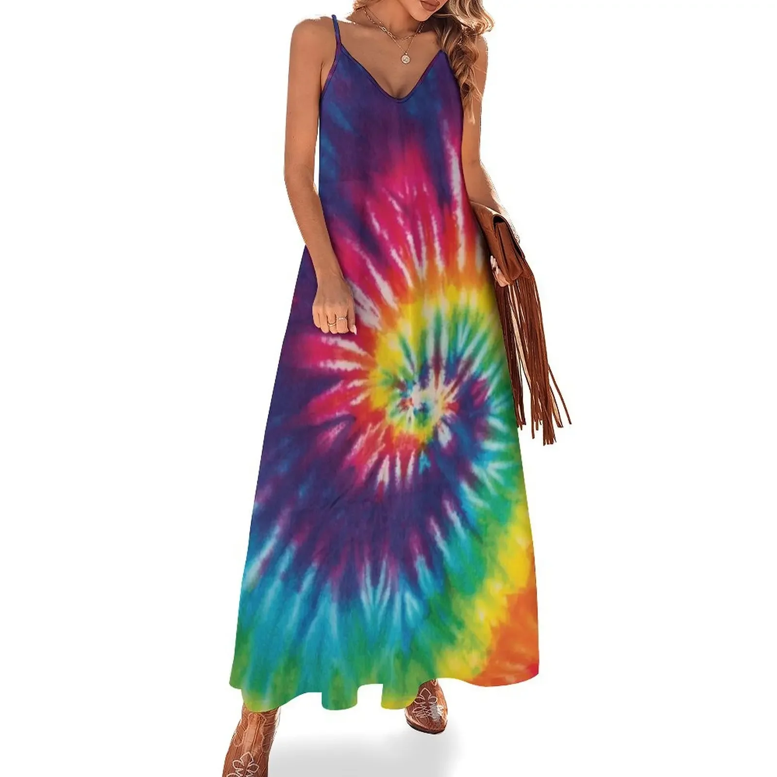 Rainbow Tie Dye Pattern Sleeveless Dress festival outfit women Woman fashion party dress women elegant luxury
Rainbow Tie Dye Pattern Sleeveless Dress festival outfit women Woman fashion party dress women elegant luxury