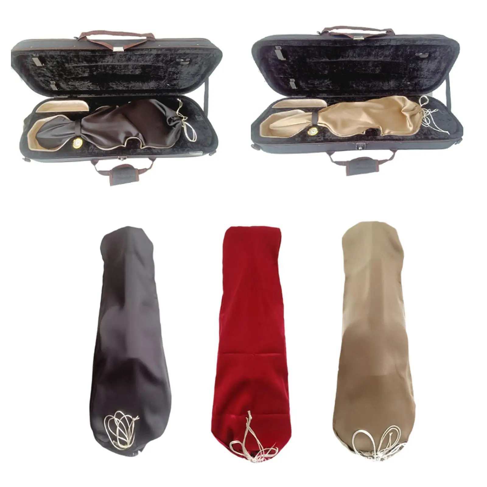 Violin Dust Cover Drawstring Violin Accessory Fits 4/4 Full Size Violin Violin Carrying Cover String Instrument Dustproof Cover
Violin Dust Cover Drawstring Violin Accessory Fits 4/4 Full Size Violin Violin Carrying Cover String Instrument Dustproof Cover