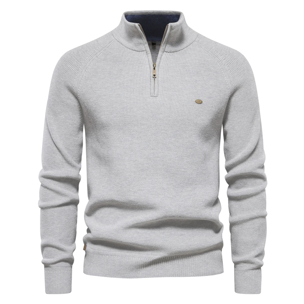 2023 New Autumn Cotton Zipper Cardigans for Men Fashion Casual Social Men Sweaters High Collar Warm Winter Knitted Sweater Men
2023 New Autumn Cotton Zipper Cardigans for Men Fashion Casual Social Men Sweaters High Collar Warm Winter Knitted Sweater Men