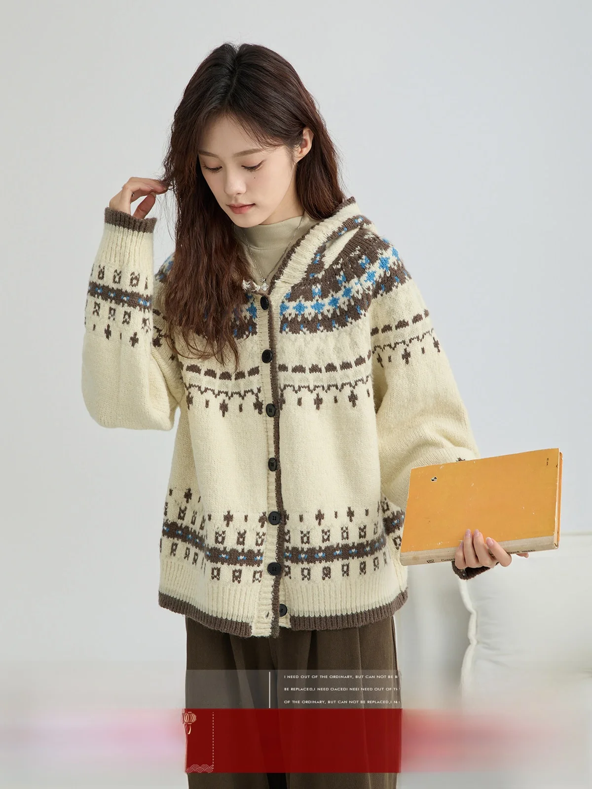 Вязаная шапка из мозаика, свитер, кардиган, женский свободный топ Faion ort, осенний ленивый топ на пуговицах, длинная смесь полиэстера
Вязаная шапка из мозаика, свитер, кардиган, женский свободный топ Faion ort, осенний ленивый топ на пуговицах, длинная смесь полиэстера