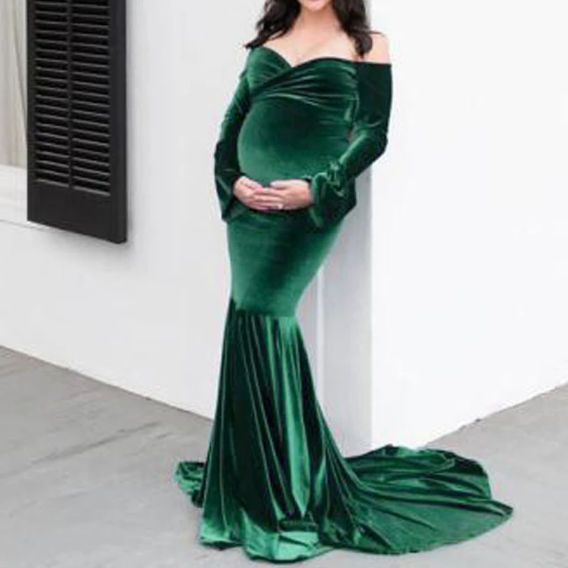 Winter Long Sleeve Maternity Photography Dresses Golden Velvet Pregnancy Dress V-Neck Pregnant Woman Party Clothing S M L XL
Winter Long Sleeve Maternity Photography Dresses Golden Velvet Pregnancy Dress V-Neck Pregnant Woman Party Clothing S M L XL