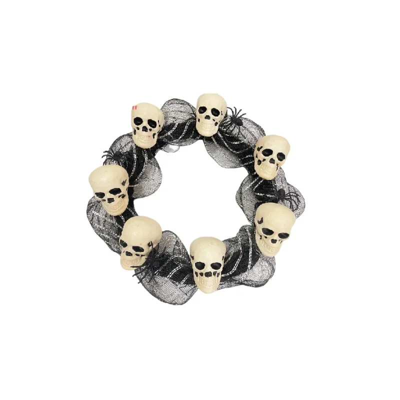 Halloween simulated ghost head rose wreath pendant festival indoor and outdoor creative door hanging window arrangement props
Halloween simulated ghost head rose wreath pendant festival indoor and outdoor creative door hanging window arrangement props