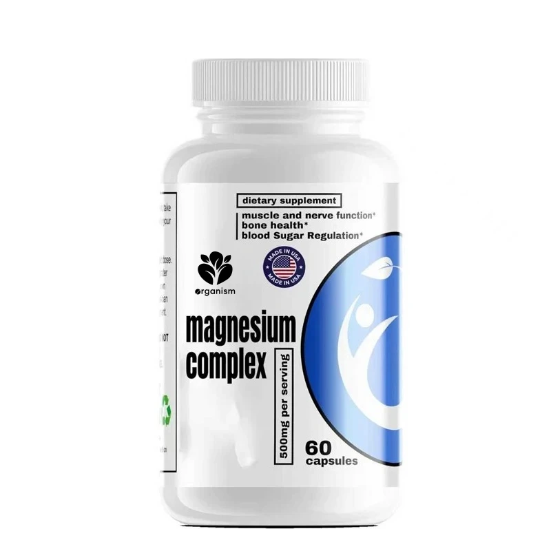 Комплекс магния, комплексная поддержка здоровья, повышает иммунитет, 60 капсул
Комплекс магния, комплексная поддержка здоровья, повышает иммунитет, 60 капсул