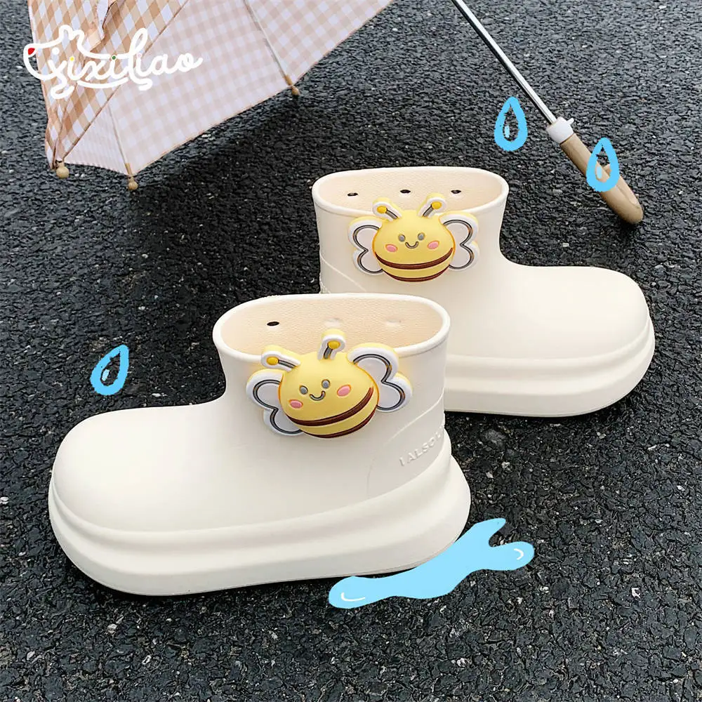 Cutie Bee EVA Waterproof Rain Shoes Four Seasons Universal Rainy Day Non-slip Outdoor Women's Rain Boots
Cutie Bee EVA Waterproof Rain Shoes Four Seasons Universal Rainy Day Non-slip Outdoor Women's Rain Boots