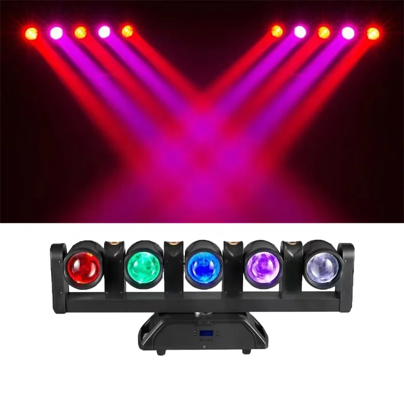 The ZC1-80W full-color moving stage lighting 5X DMX512 control LED beam is used for DJ club concert event performances
The ZC1-80W full-color moving stage lighting 5X DMX512 control LED beam is used for DJ club concert event performances