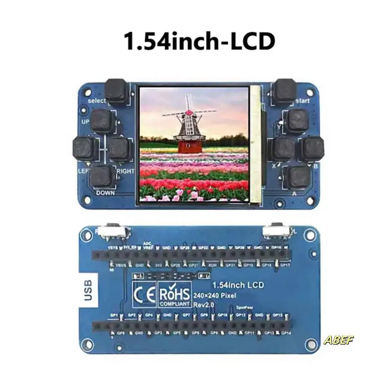 Clear Image 1,54-дюймовый IPS ЖК-дисплей, экран высокого разрешения 240X240 для Raspberry Pi Pico
Clear Image 1,54-дюймовый IPS ЖК-дисплей, экран высокого разрешения 240X240 для Raspberry Pi Pico