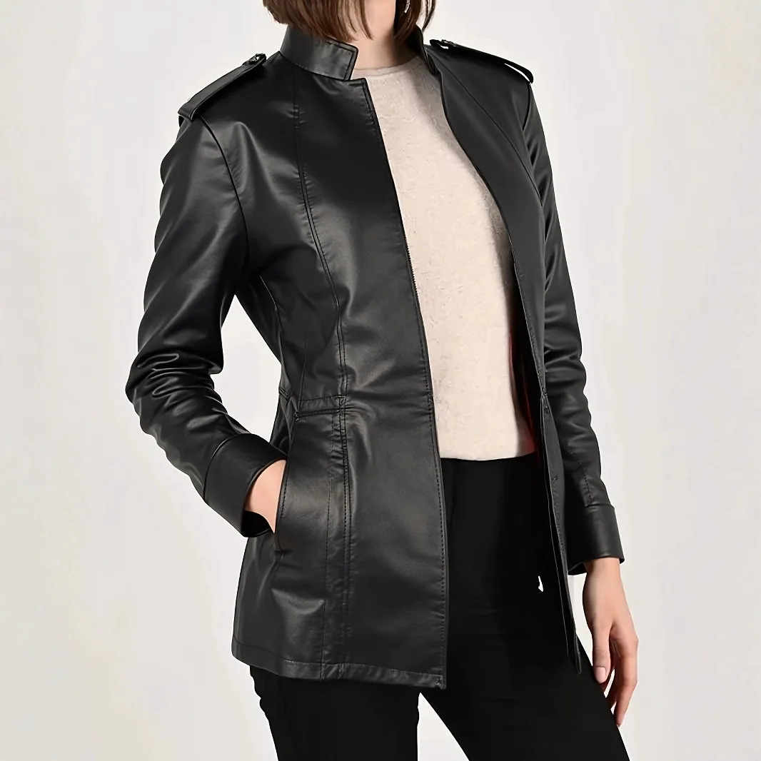 New Sheep Leather Jacket Women Spring Autumn 2026 Casual Fashion Motorcycle Jackets Female Streetwear Slim Chic Short Coat
New Sheep Leather Jacket Women Spring Autumn 2026 Casual Fashion Motorcycle Jackets Female Streetwear Slim Chic Short Coat