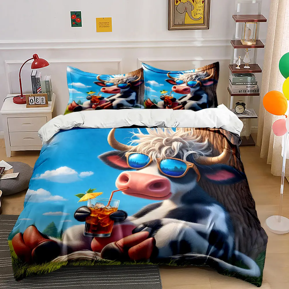 Sunglassed cow enjoying iced drink Print Bedding Set 1 Duvet Cover 2 Pillowcases for Adult and Children Luxury Gift Full Size
Sunglassed cow enjoying iced drink Print Bedding Set 1 Duvet Cover 2 Pillowcases for Adult and Children Luxury Gift Full Size