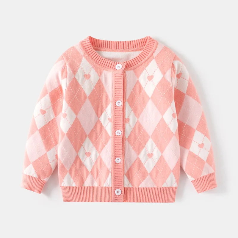 2024 Cute Baby Girl Sweater 2-7Years Newborn Kids Long Sleeve Rhomboid Knitted Cardigan Tops Outfits INS Spring Autumn Clothes
2024 Cute Baby Girl Sweater 2-7Years Newborn Kids Long Sleeve Rhomboid Knitted Cardigan Tops Outfits INS Spring Autumn Clothes