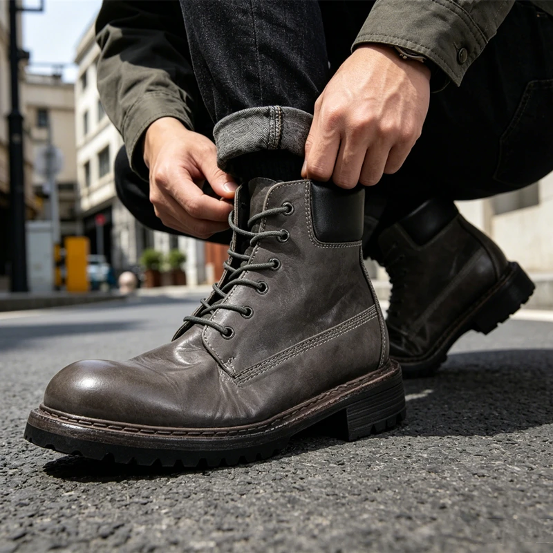 Handmade Shoes Men's Work Retro Genuine Leather Desert Ankle Boots Male Luxury Outdoor Casual Motorcycle Chelsea Boots Youth
Handmade Shoes Men's Work Retro Genuine Leather Desert Ankle Boots Male Luxury Outdoor Casual Motorcycle Chelsea Boots Youth