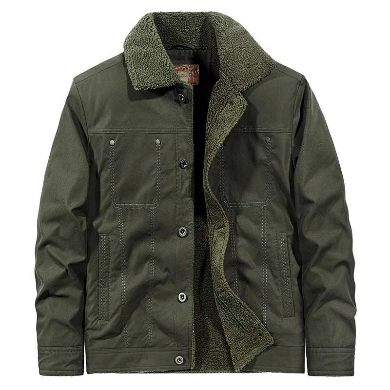 Winter Jacket Men Parkas Coat Thick Warm Fleece Overcoat Military Windbreaker Multi-pockets Plus Size M-5XL
Winter Jacket Men Parkas Coat Thick Warm Fleece Overcoat Military Windbreaker Multi-pockets Plus Size M-5XL